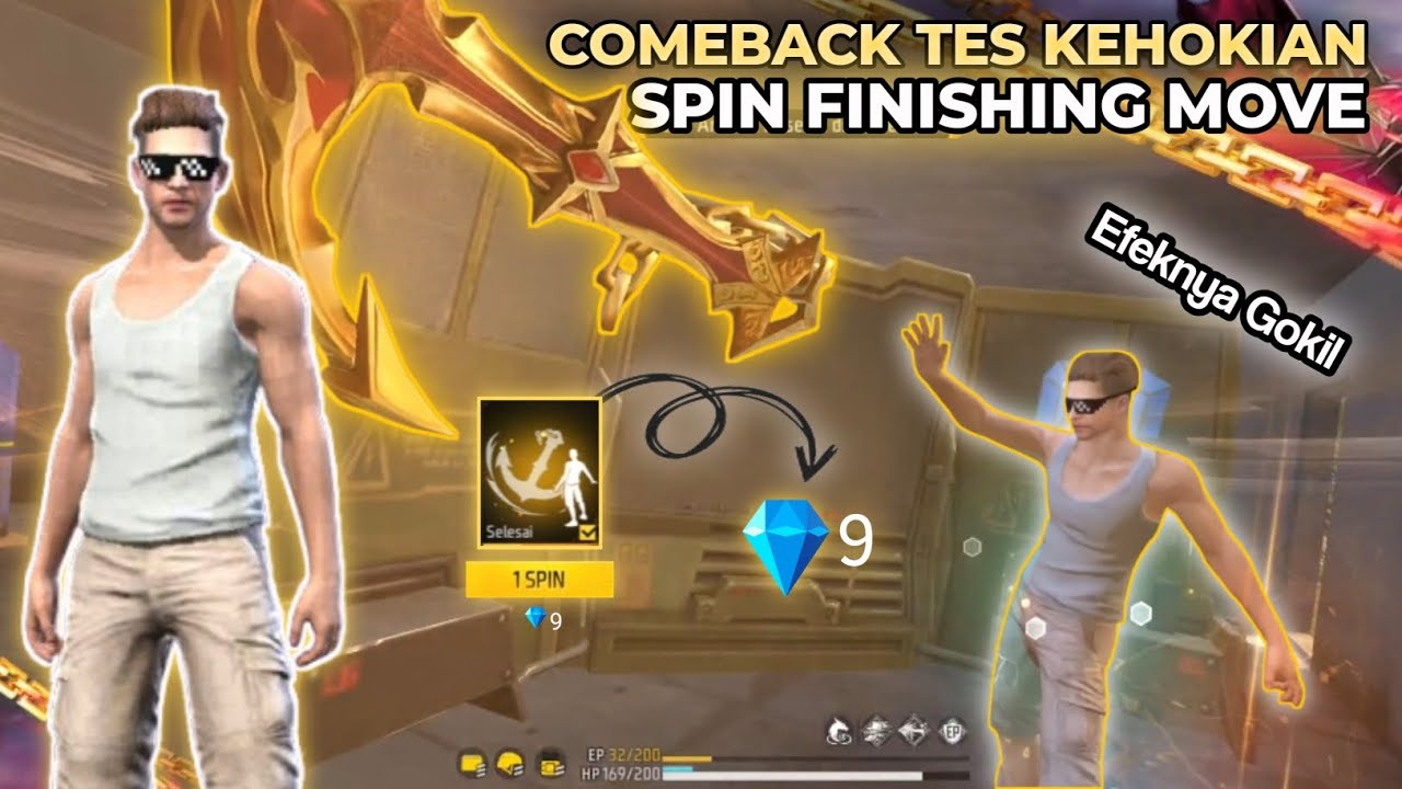 COMEBACK TES HOKI❗SPIN FINISHING MOVE TERBARU 9 DM ❓ 