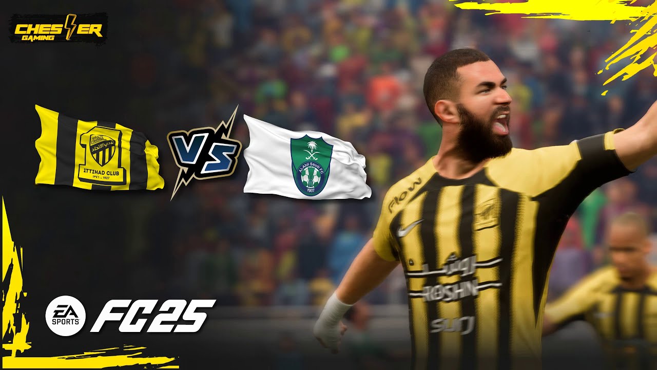 فيفا 25  - الاتحاد السعودي ضد نادي الأهلي- الدوري السعودي - بلاي ستيشن 5