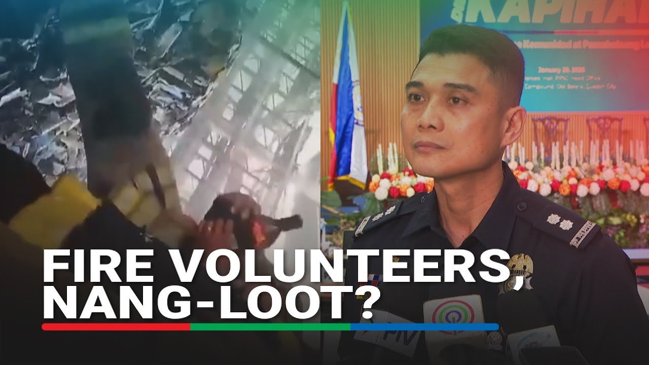 'Looting' ng umano'y mga fire volunteer sa nasunog na Landers, pinaiimbestigahan