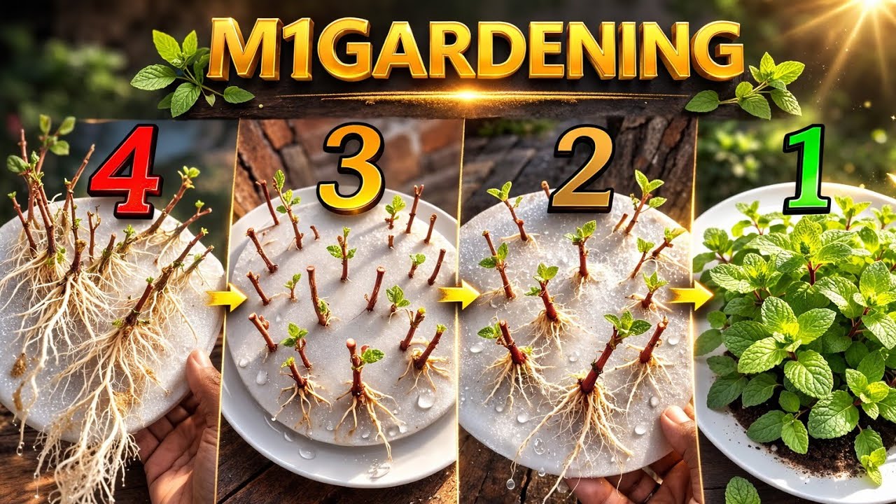 “How to Grow Mint from Stem Cuttings”“Mint Propagation from Cuttings ||