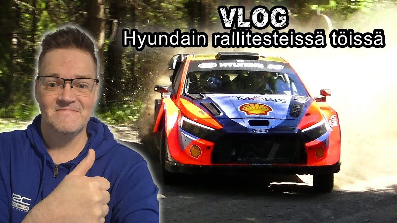 Hyundain rallitesteissä töissä - VLOG