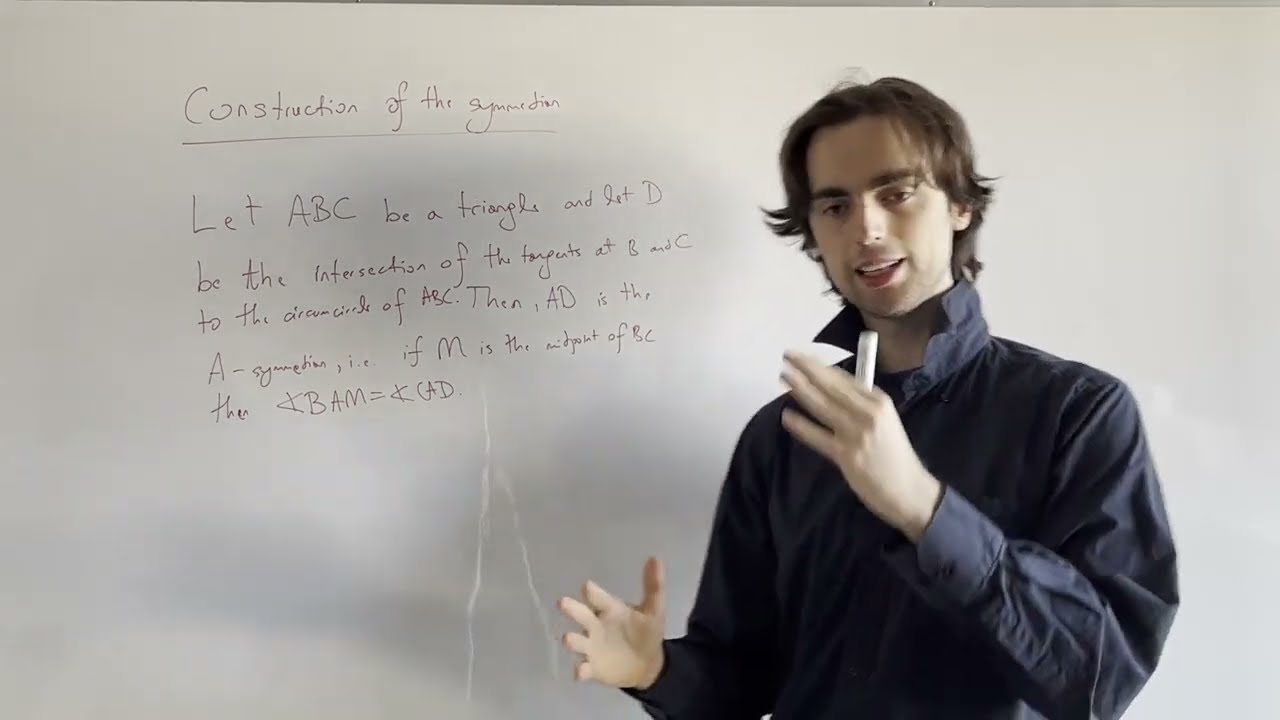 Geometry Theory: The construction of the symmedian Lemma