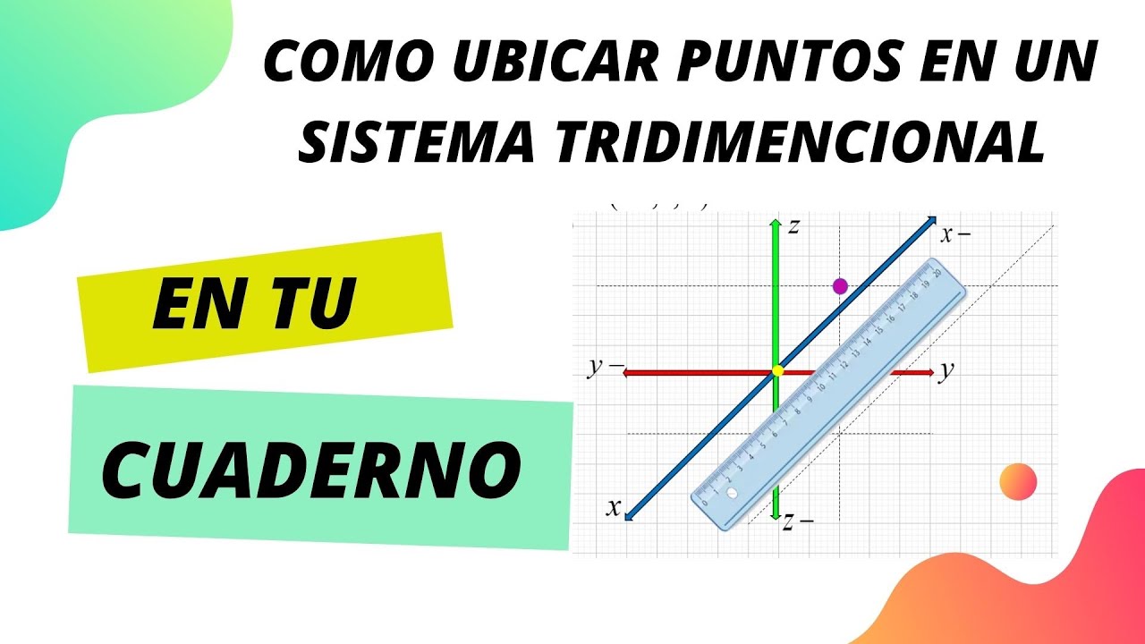 👌💪como graficar  PUNTOS EN UN SISTEMA TRIDIMENCIONAL pero en  TU CUADERNO 📚