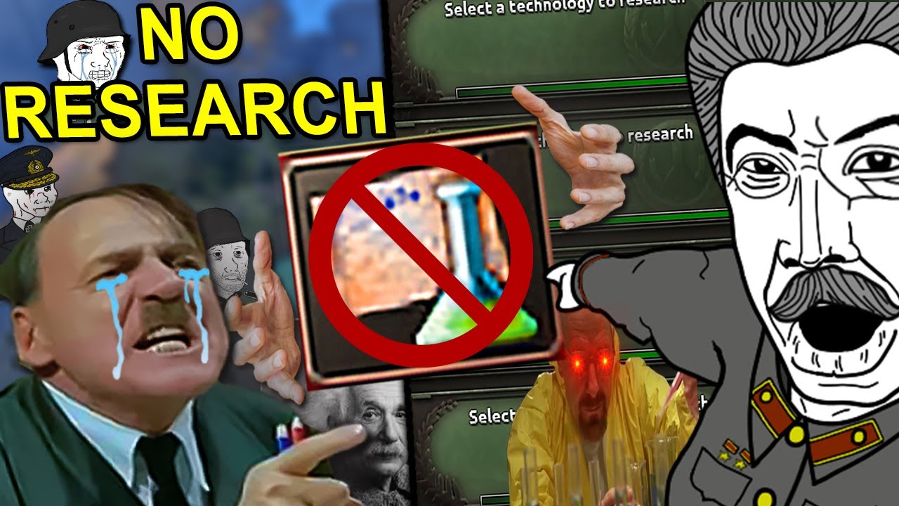 Can I Win HOI4 Without Researching a SINGLE Technology?