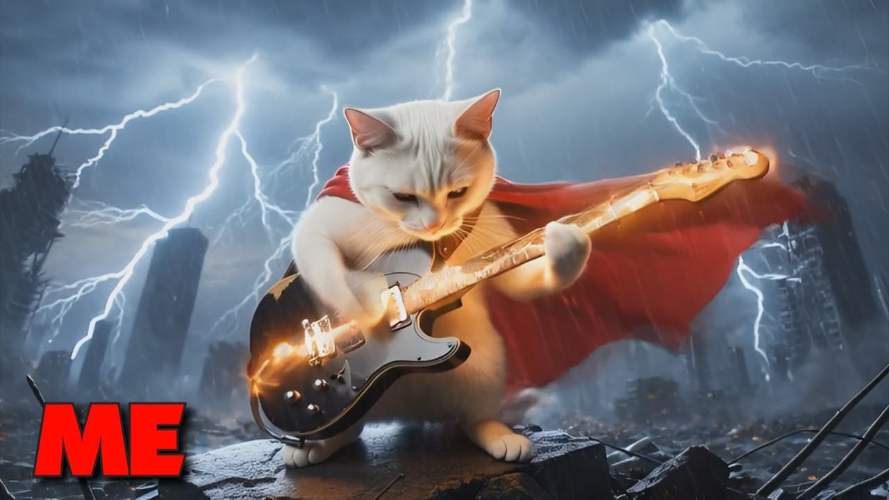 I Made the Most Epic Superhero Cat Video #cat
