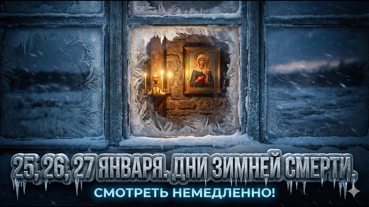 25, 26, 27 января. Дни зимней смерти. Что нельзя делать. Строжайшие запреты.
