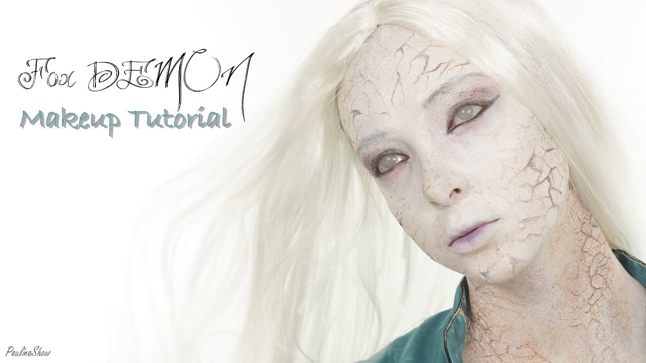 Fox DEMON makeup charakteryzacja makijaż  ( wiedźma )
