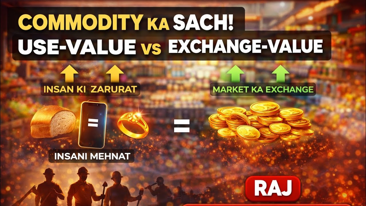 Commodity, Value and Labour: Simple Explanation by Raj..