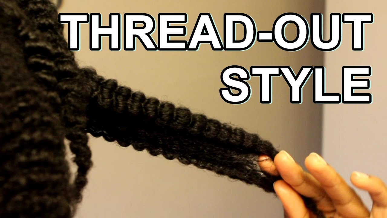 Threadout Style on Natural Hair  | VEDA 2015 Day 12