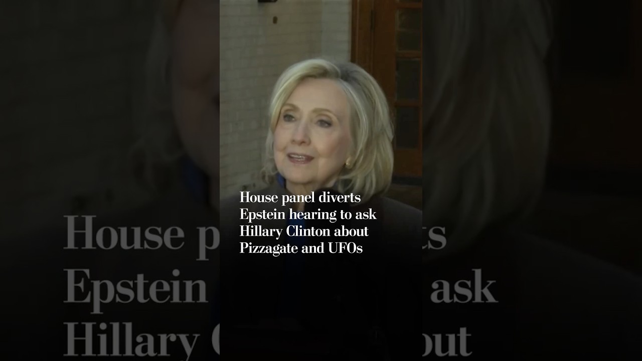 House panel diverts Epstein hearing to ask Hillary Clinton about Pizzagate and UFOs