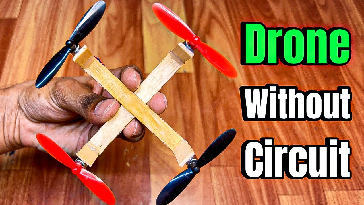 How to Make Drone Without Circuit | Easy DIY Project