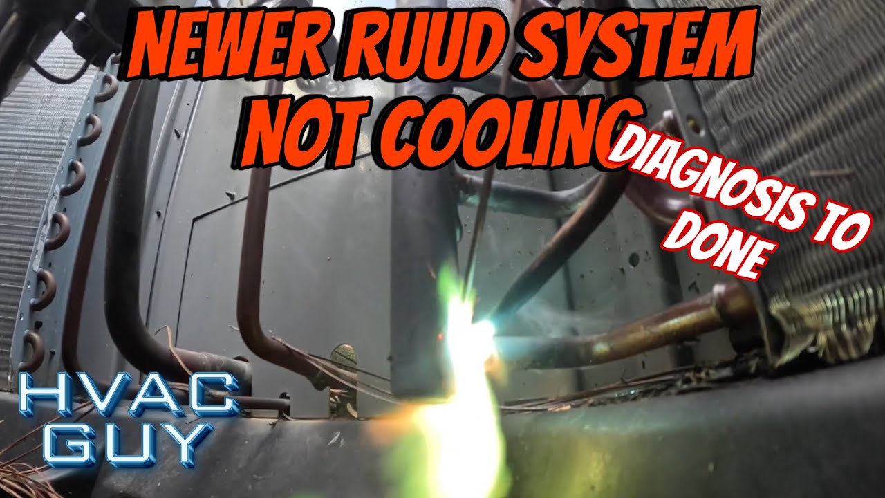 7 Year Old Ruud Not Cooling At All! #hvacguy #hvaclife #hvactrainingvideos