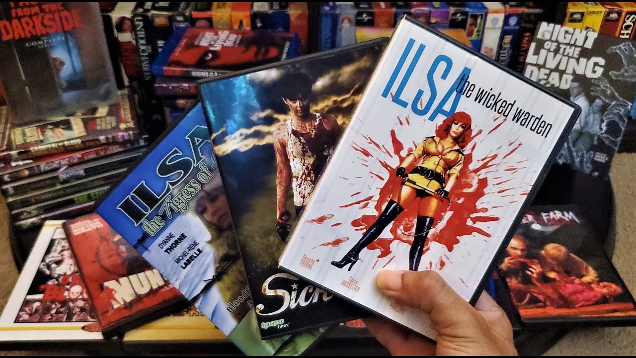 My GrindHouse Horror CheezyFlicks & Boutique Labels Blu-ray & DVD Media Collection Tour