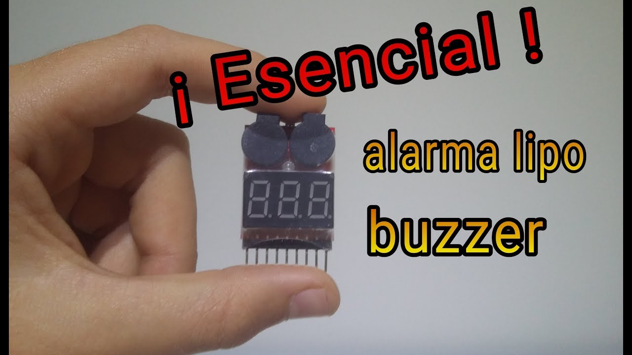 alarma lipo  / tester ( accesorio importante )
