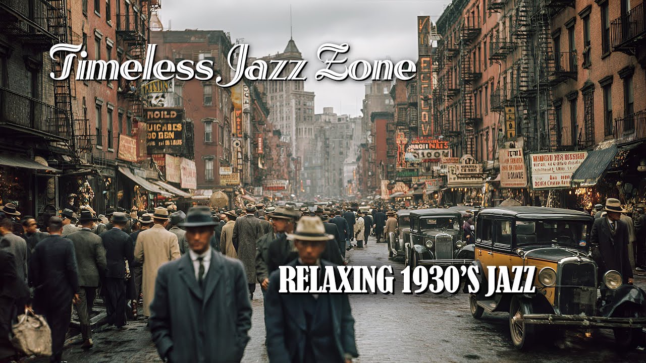 Relaxing Jazz 1930s Nostalgic Futuristic Visuals 7 Hour Chill Jazz Vibes07