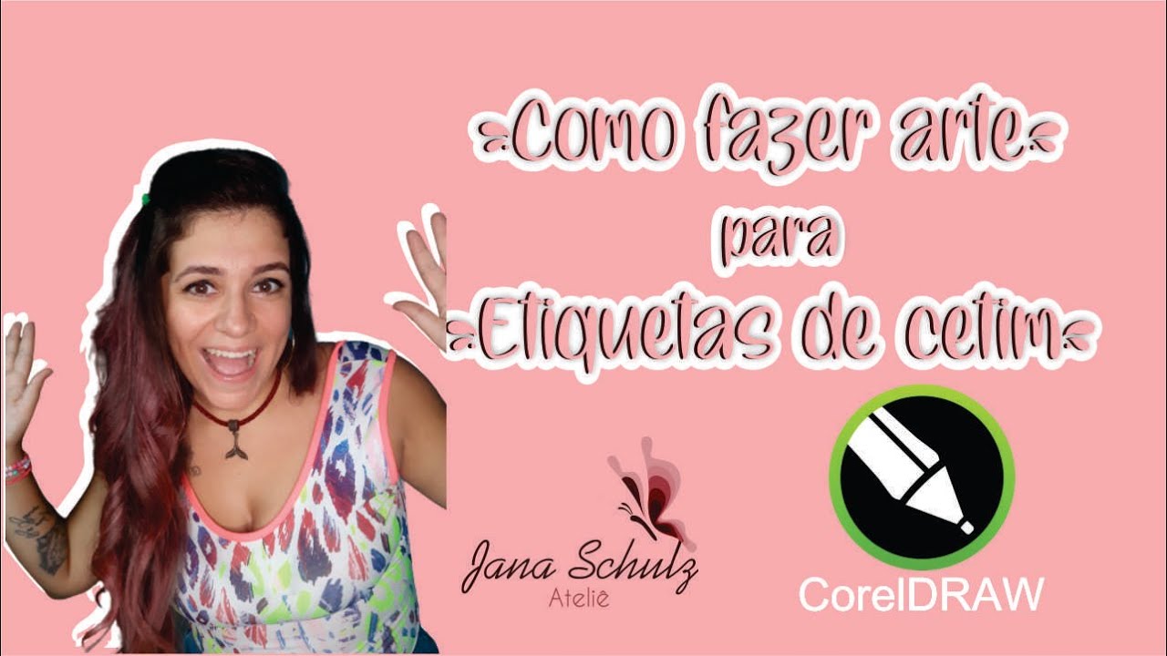 COMO FAZER ARTES PARA ETIQUETAS DE CETIM