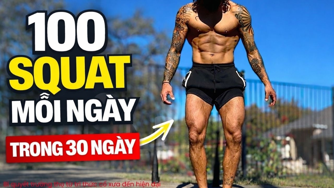Làm Thế Nào Để Có Vóc Dáng Hoàn Hảo Với 100 Động Tác Squat Không Tạ?