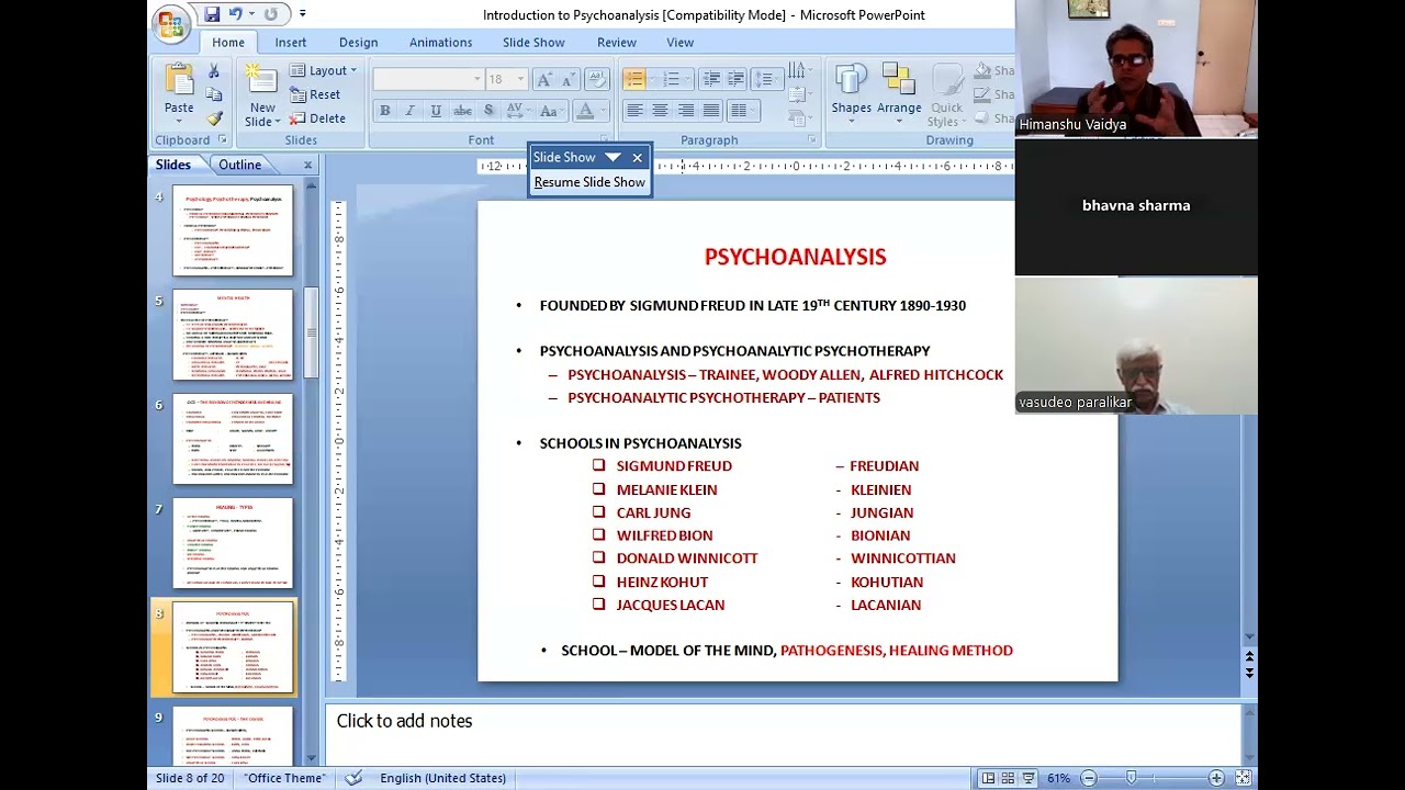 INTRODUCTION TO PSYCHOANALYSIS -  02