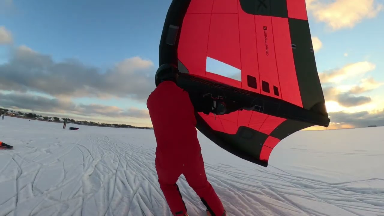 Püünsi wingsurf ice skating 