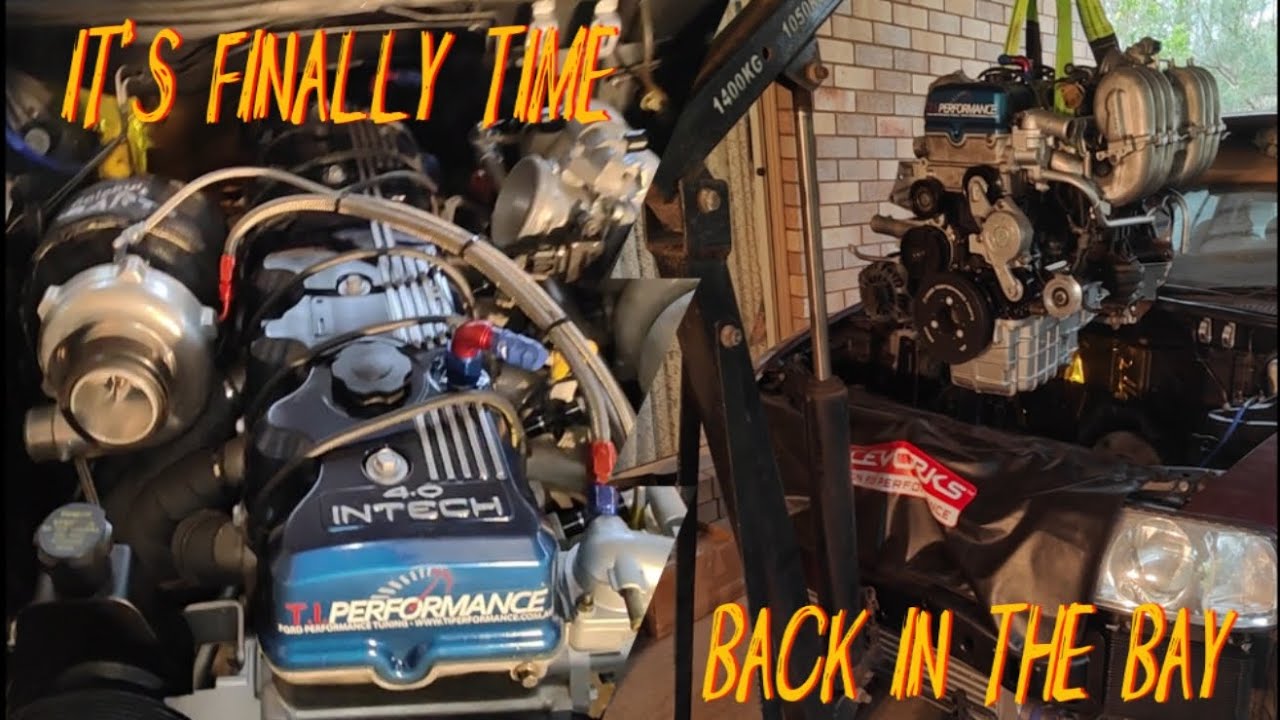 IT IS TIME... Engine goes back in | Ford AU Turbo 4ltr Intech