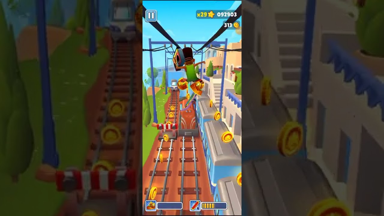 Biegniemy przed siebie i zdobywamy kolejne boosty! Subway surfers #5