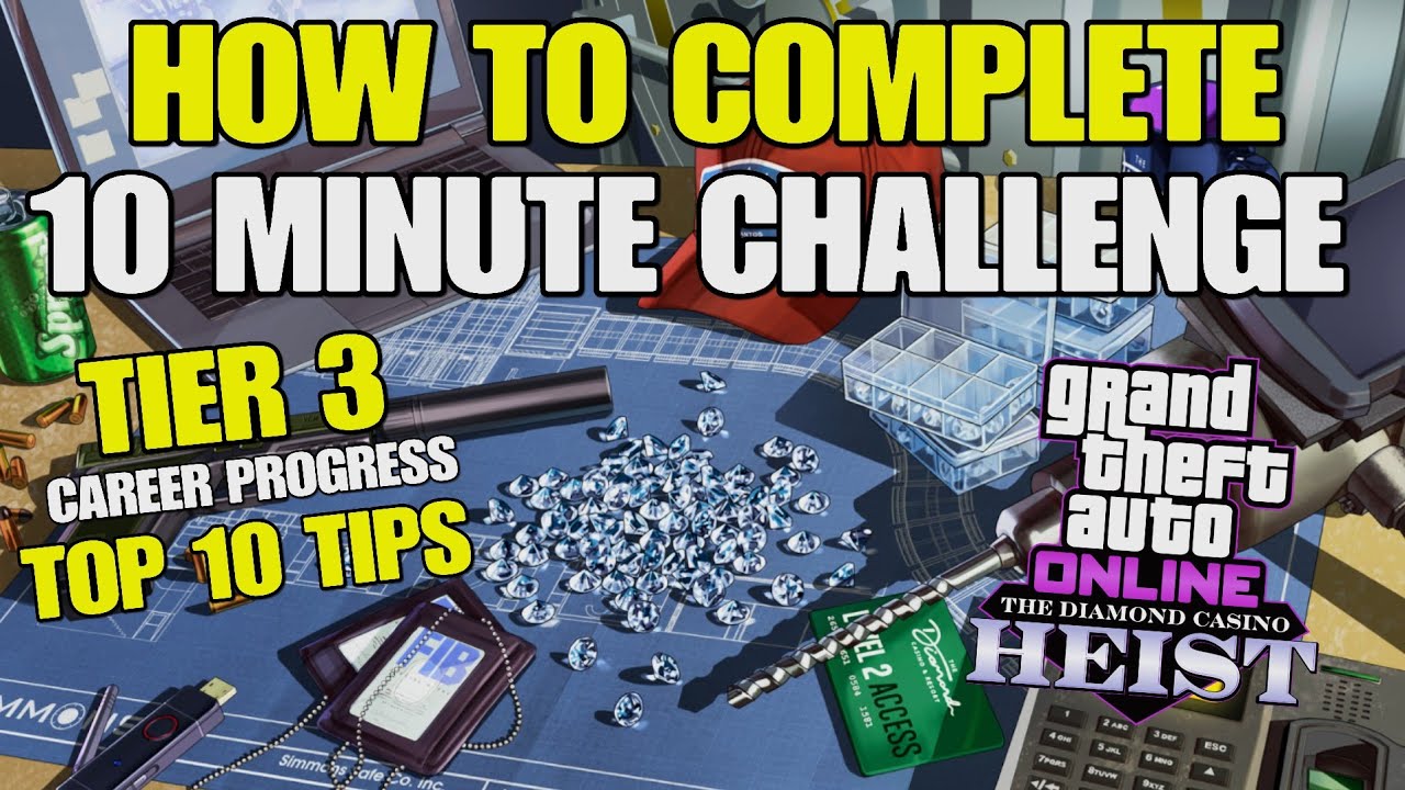 GTA Online — Как пройти ограбление казино Diamond менее чем за 10 минут! (Карьерный прогресс 3-го...