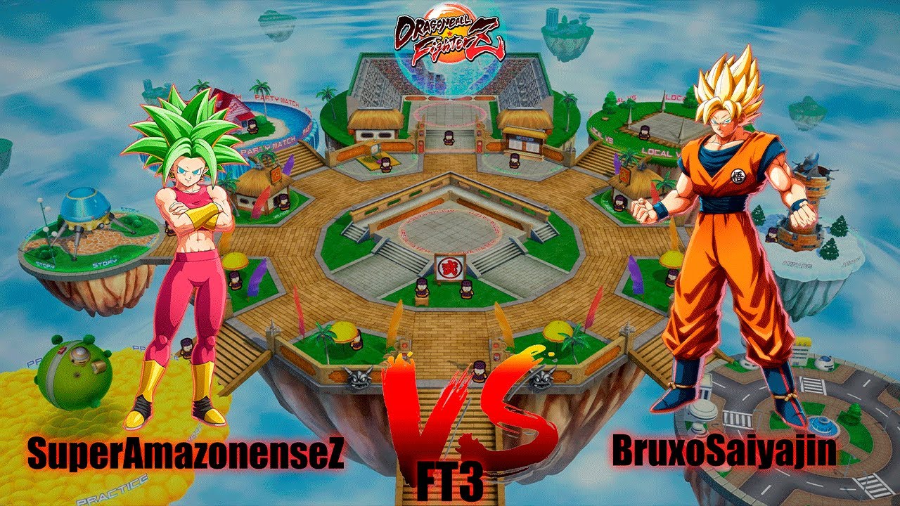 DBFZ dos X1 - FT3 sem escrúpulos Bruxo Saiyajin VS SuperAmazonenseZ [ Pancada Braba ]