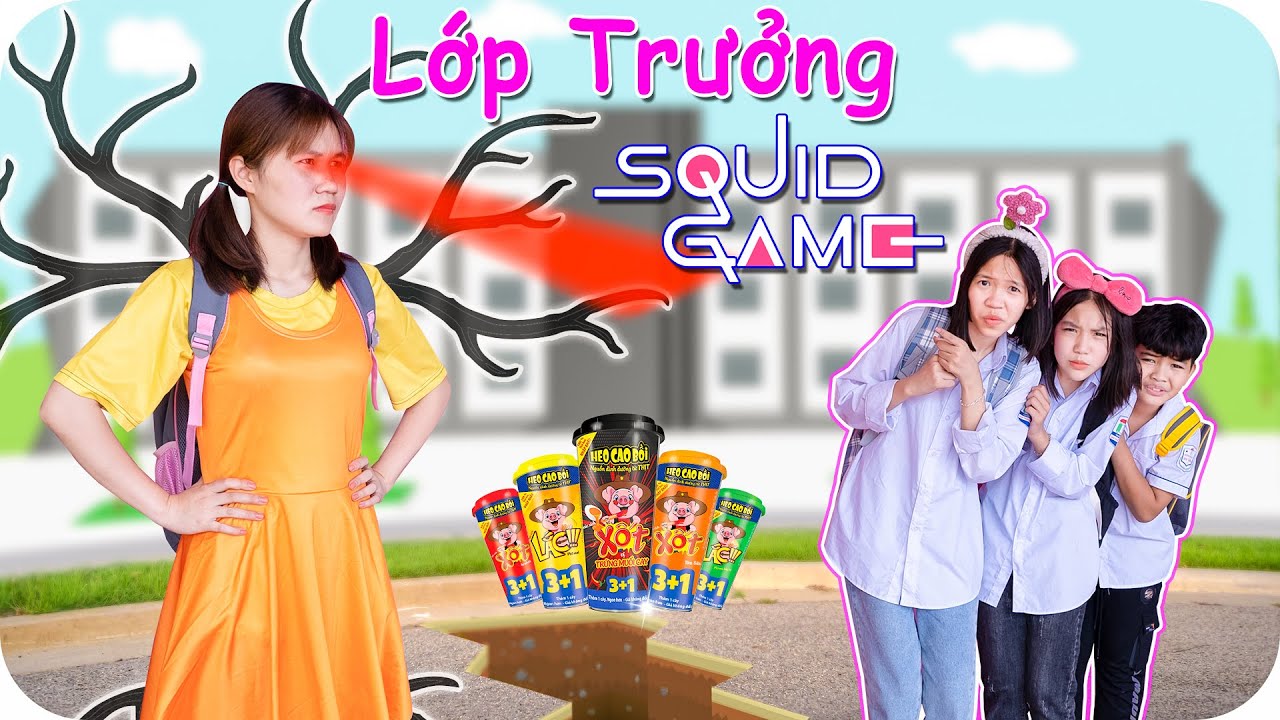 Lớp Trưởng Squid Game ♥ Minh Khoa TV ft Xúc Xích Heo Cao Bồi