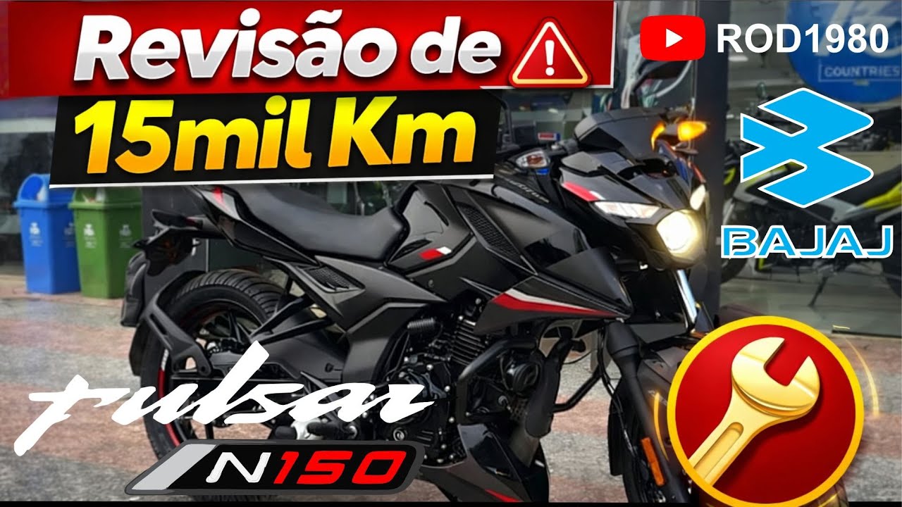 Revisão de 15 mil km da Bajaj Pulsar N150: problemas ou só alegria?