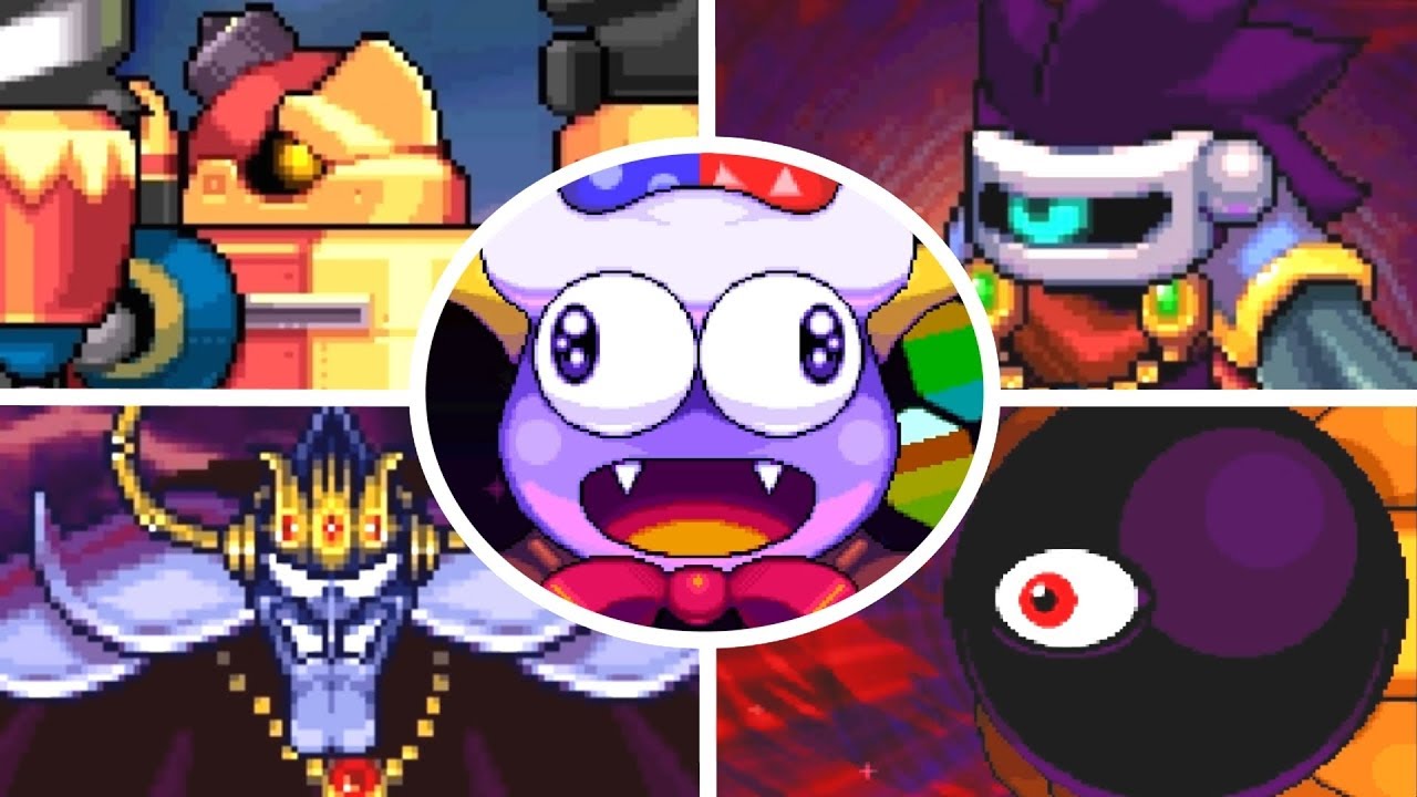 Kirby Mass Attack - All Subgame Bosses