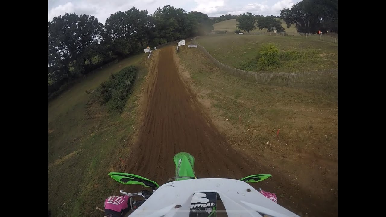 Lyng on board GoPro: ACU Eastern Centre Motocross Championship qualifying session. (Cadders Hill)