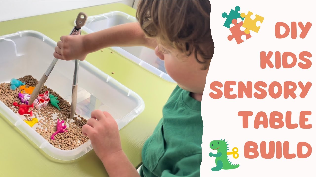 DIY Sensory Table For Kids // $35 project!!