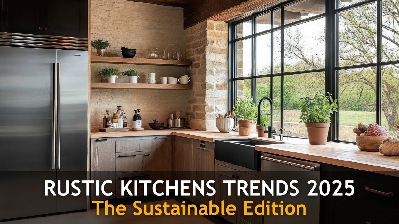 Rustic Kitchen Trends 2025: The Sustainable Edition