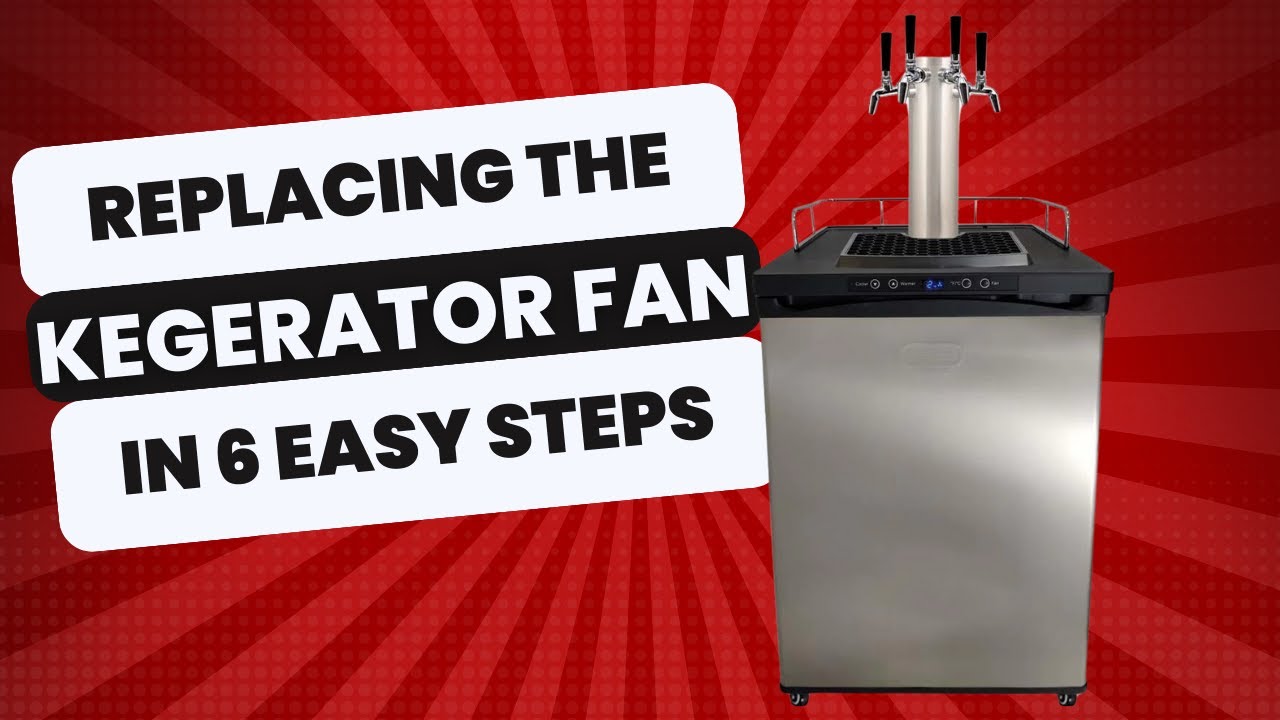 Replace the Kegland Kegerator Fan in 6 Easy Steps #kegland #kegerator #fan #replacement #diy