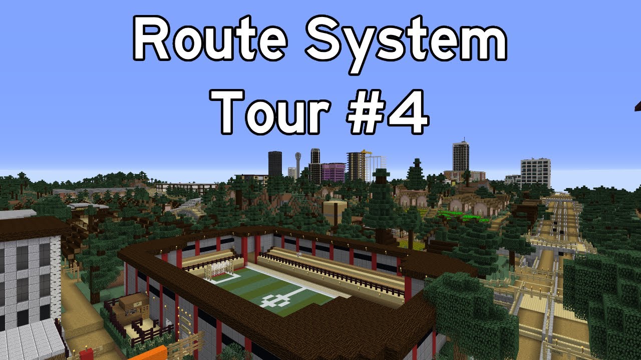 Minecraft Freeways: Route System Freeway Tour #4