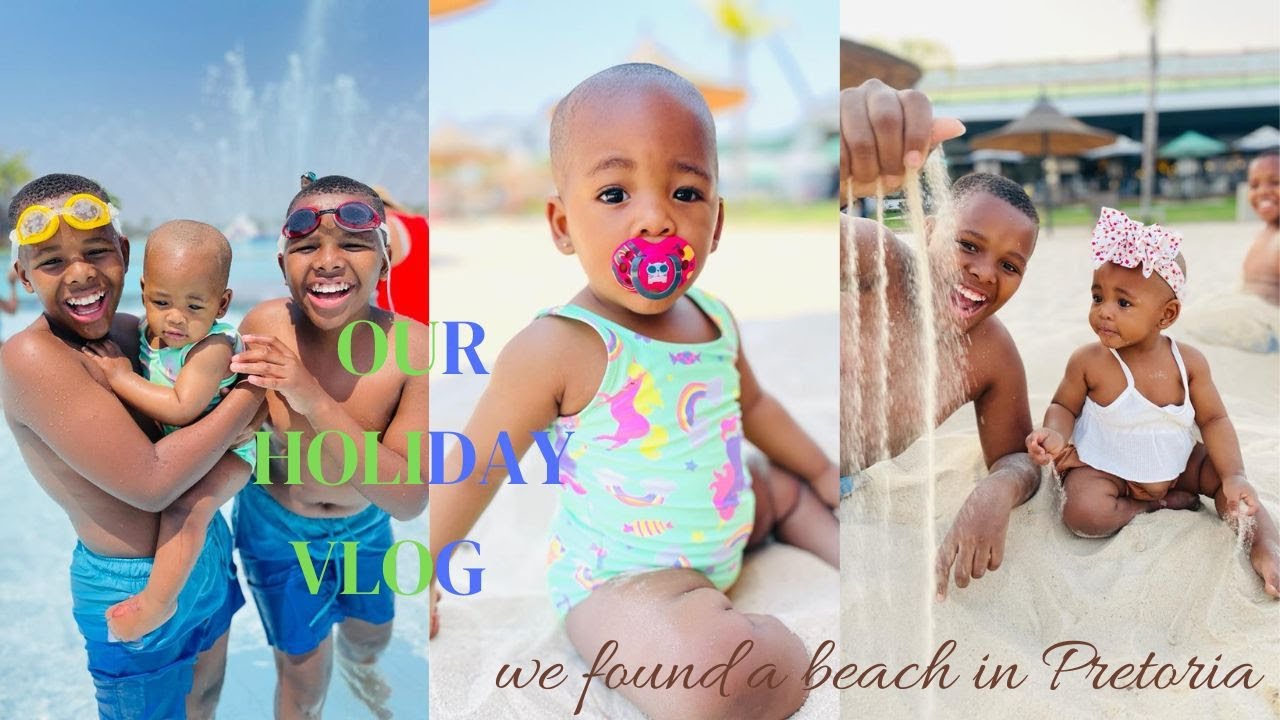 We found a Beach in Pretoria | Fun School Holidays | K&K Twins | VLOG