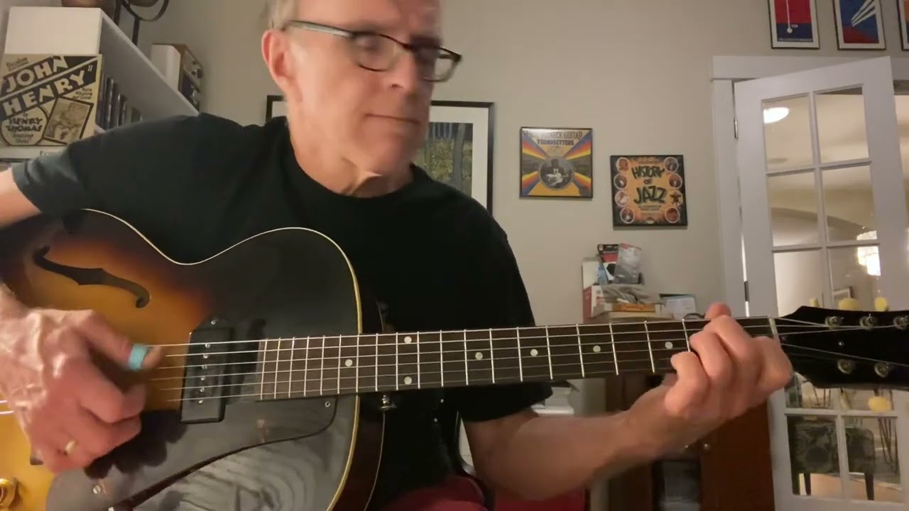 1956 ES-125 played acoustically and plugged in