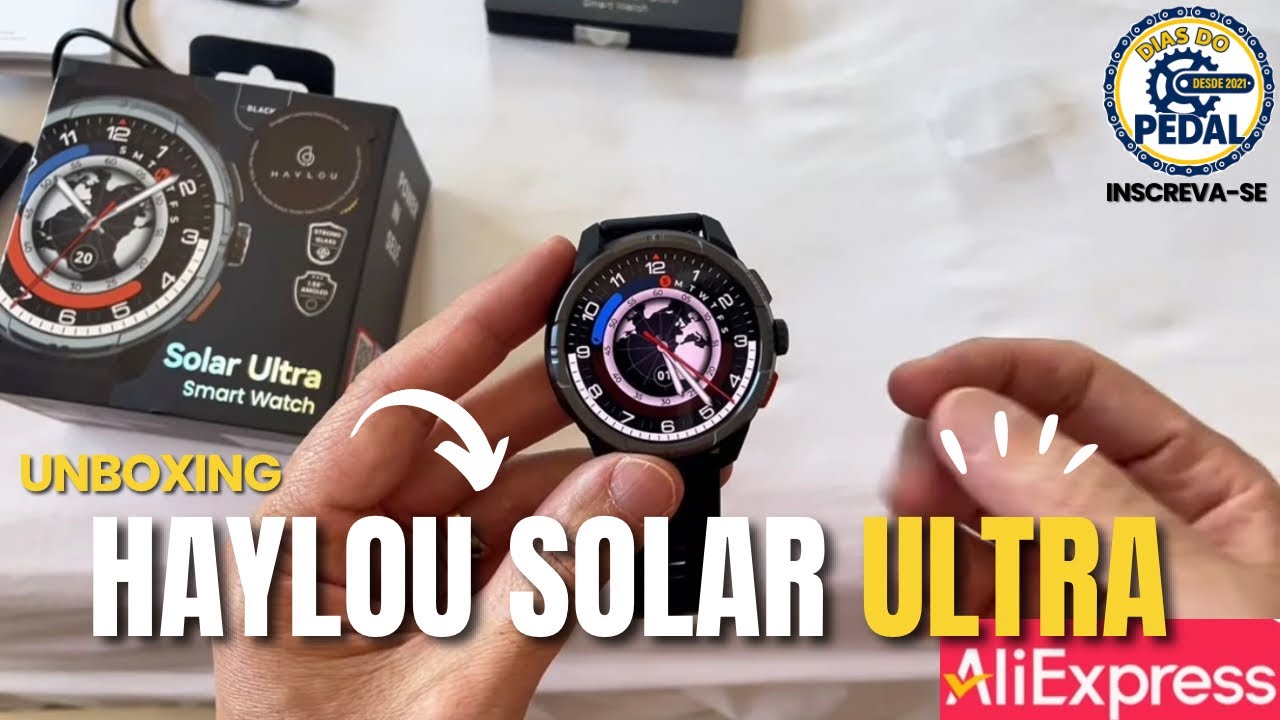 UNBOXING | HAYLOU SOLAR ULTRA | SMART WATCH |  PRIMEIRAS IMPRESSÕES | ALIEXPRESS