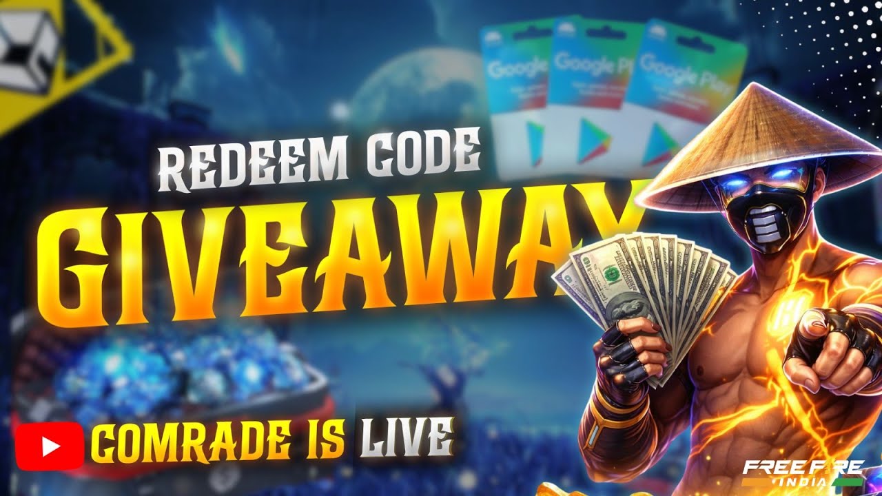 🎁 30 Redeem Code Giveaway LIVE 🔥 | Free Fire Tamil Live | Comrade