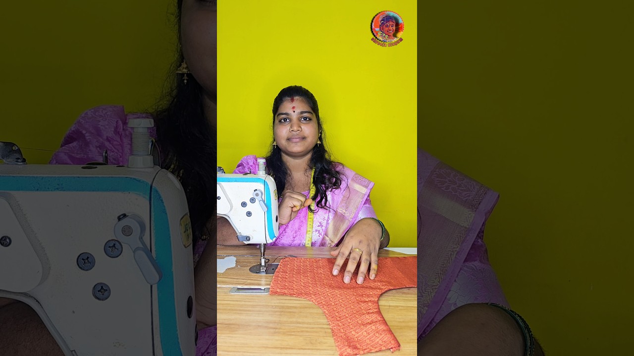 blouse back part boutique style finishing in tamil #tailoring #sewingtips #sewingparts