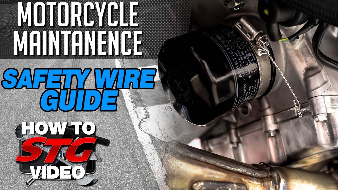 How To Safety Wire a Motorcycle for Track Day Riding from SportbikeTrackGear.com