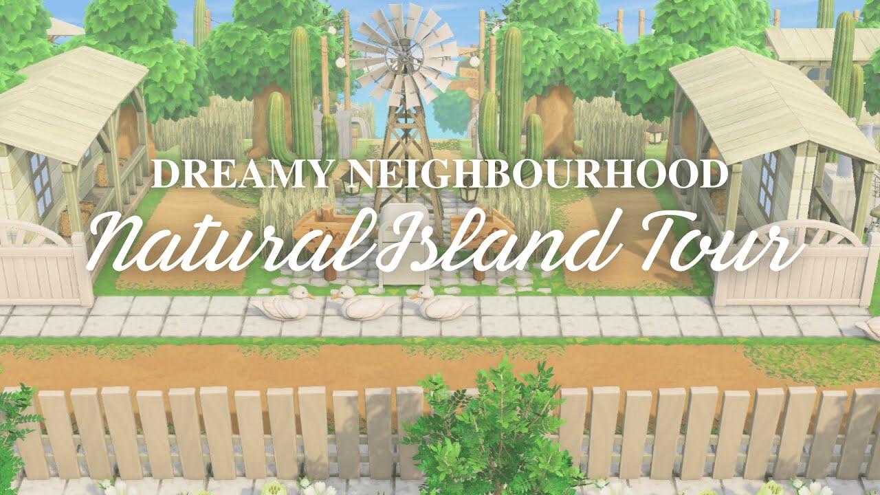 Cosy & Natural Spring Neighbourhood 🌿🪵 | Animal Crossing New Horizons 🍃