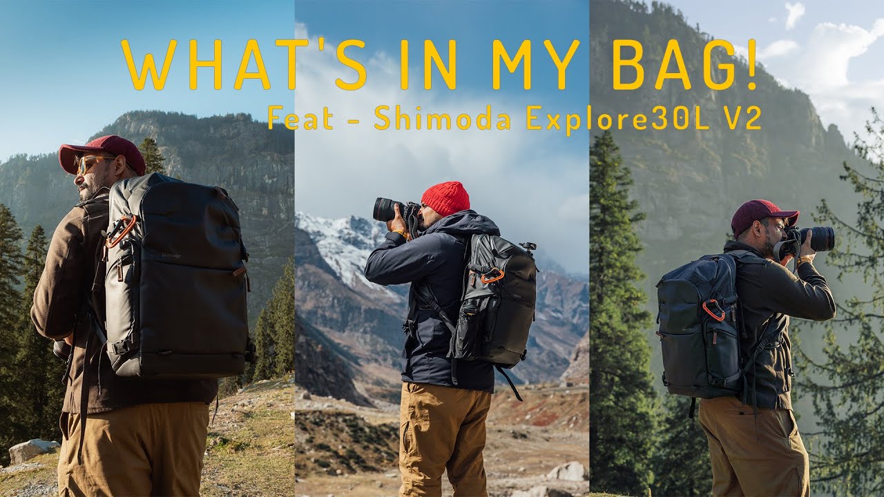 What's in my Travel Camera Bag 2024 | Shimoda Explore 30L V2