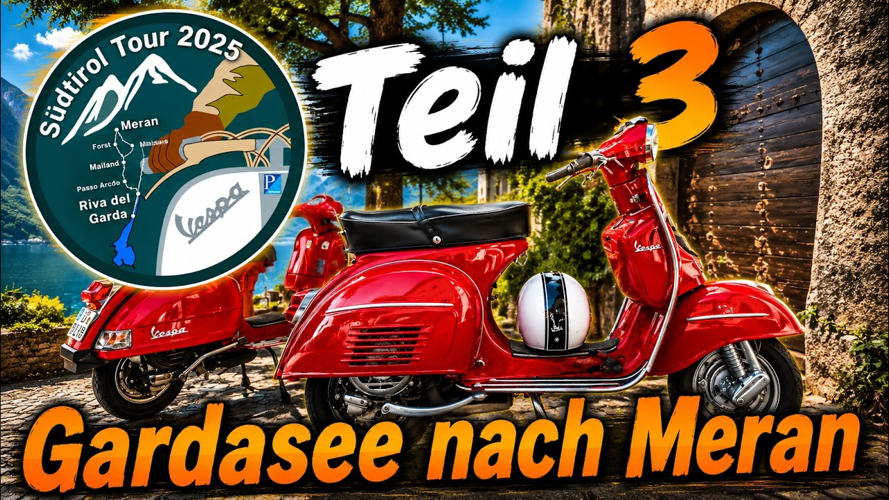 Südtirol Vespa Tour | Gardasee nach Meran | Teil 3 | Bodzen | Vespa PX 125