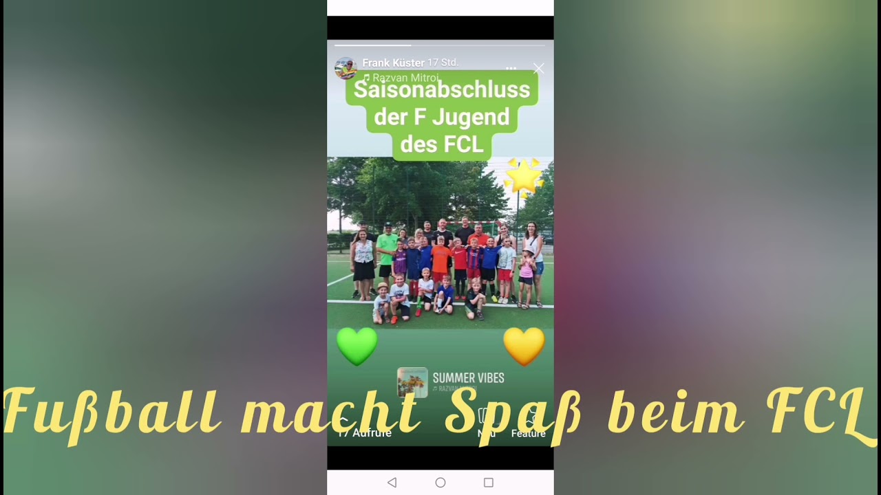Saisonabschluss FC Landhagen F - Jugend