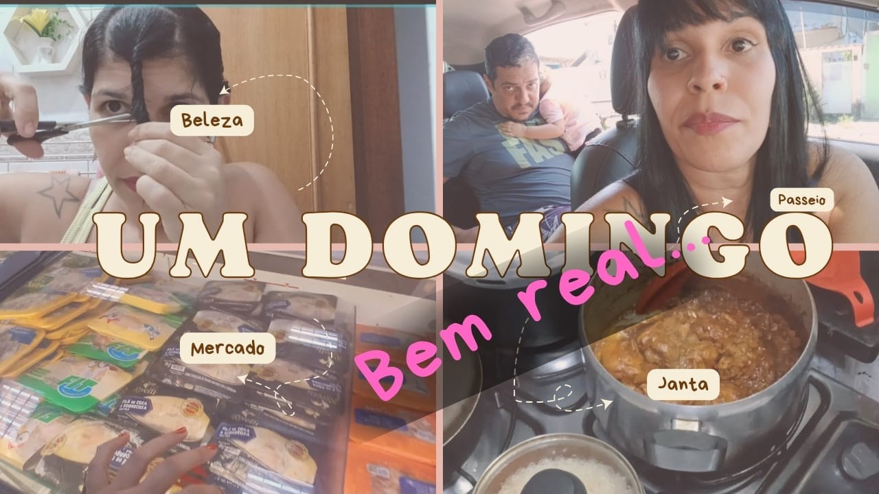 Um domingo de passeio, recebidinho, mercado e muito mais...