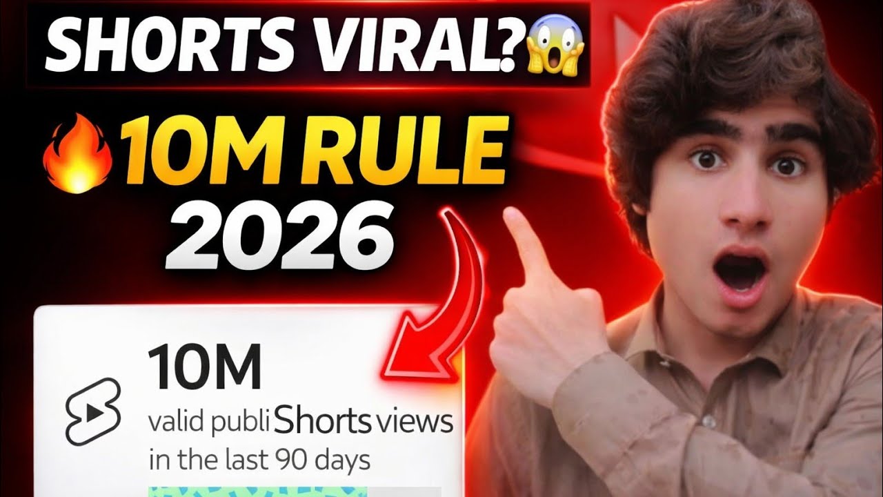 YouTube Shorts 10M Rule 2026 🔥 Viral Trick Revealed
