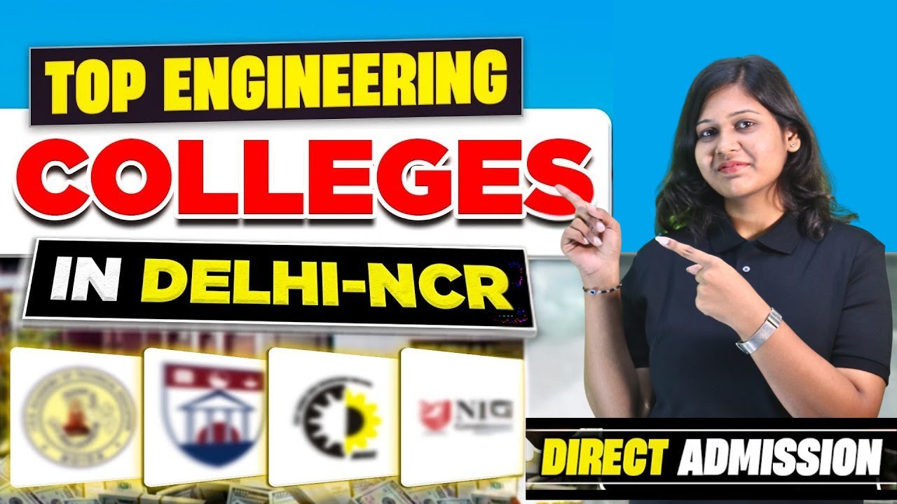 Top 5 Engineering Colleges in Delhi NCR for JEE Low Percentile ☺️| Direct Admission on 12th Basis ✅