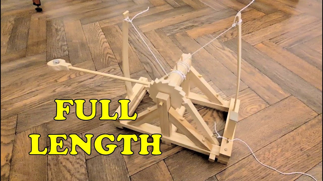 Da Vinci Catapult kit build FULL LENGTH BUILD