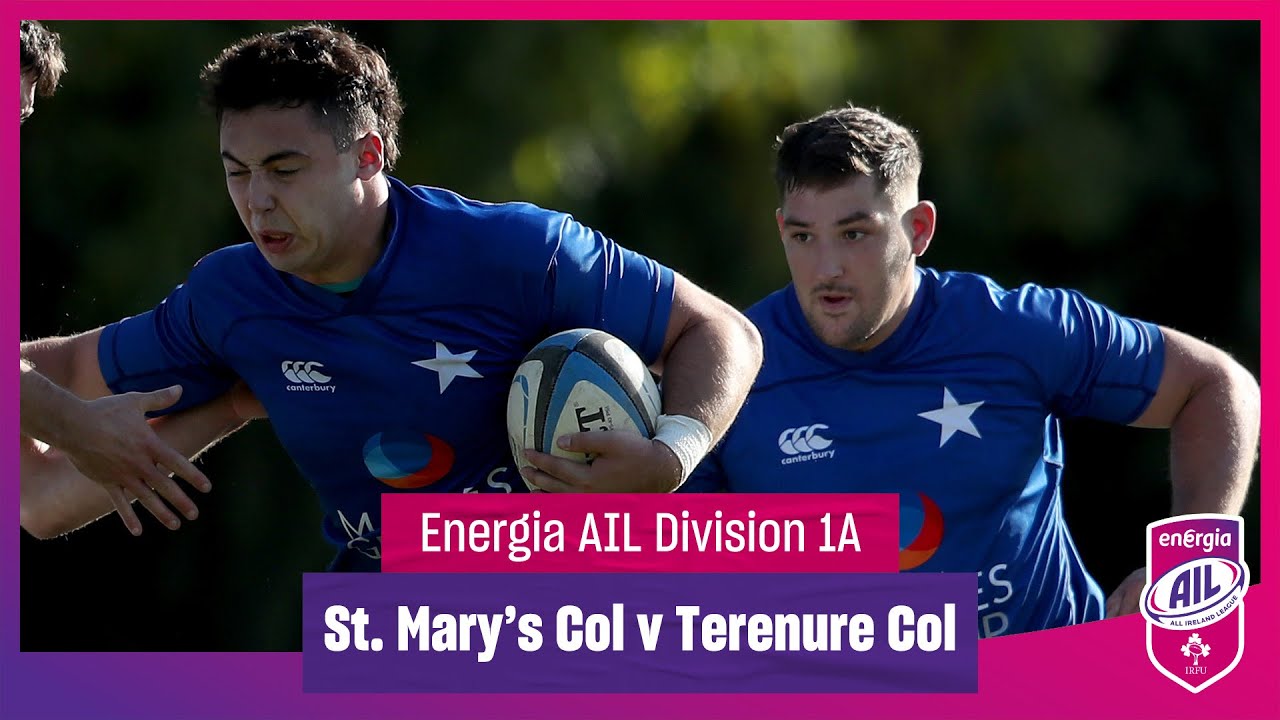 St  Mary’s College v Terenure College - #EnergiaAIL Highlights Men's Div 1A Rd 6